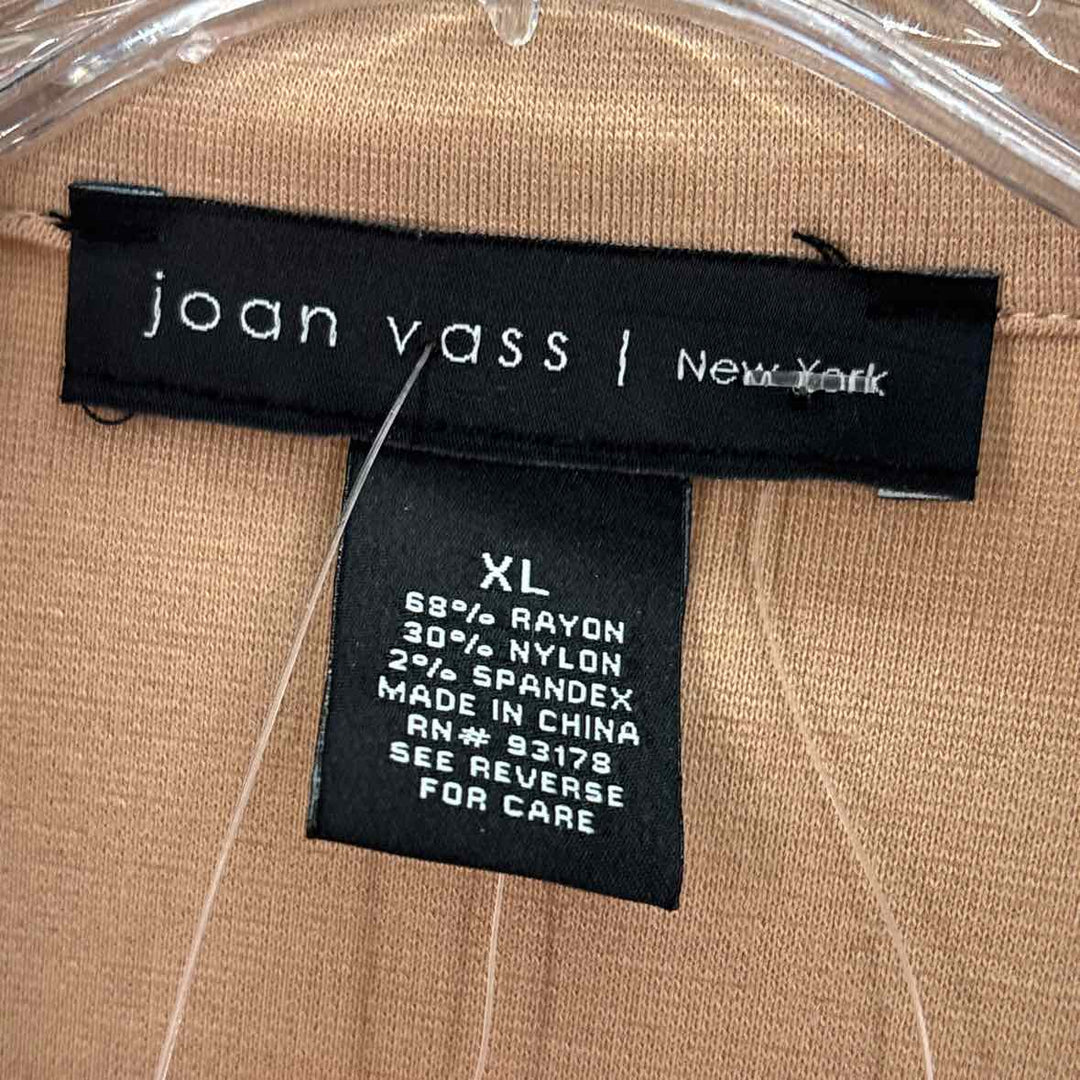 Size XL JOAN VASS Tan Jacket