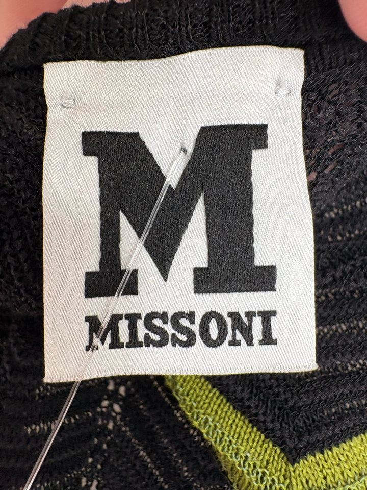 Size XS MISSONI Black Print Dress
