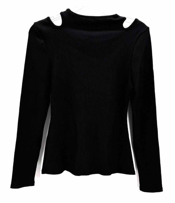 Size M White House Black Market Black Knit Shirt