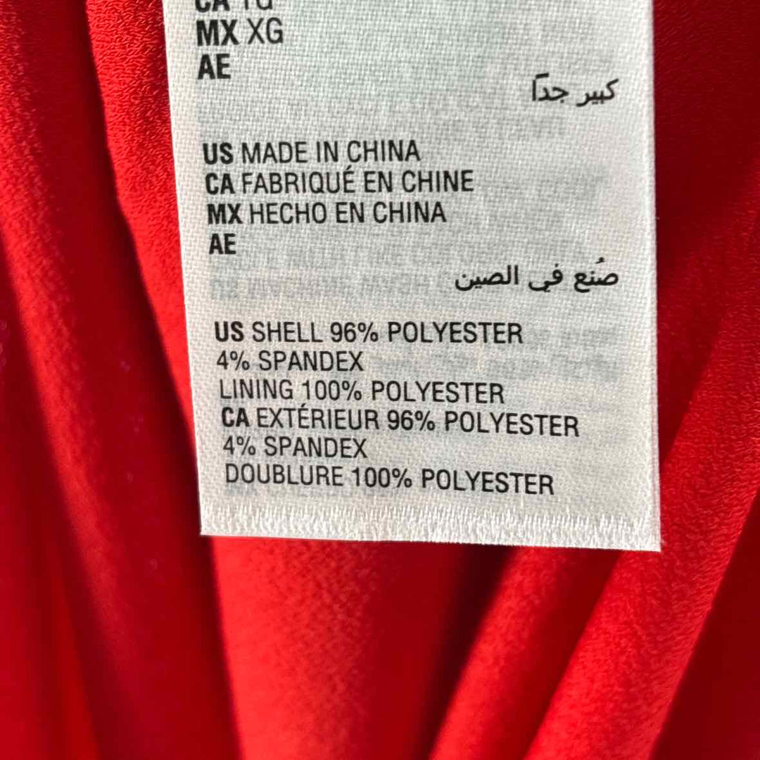 Size XL INC Red Knit Dress
