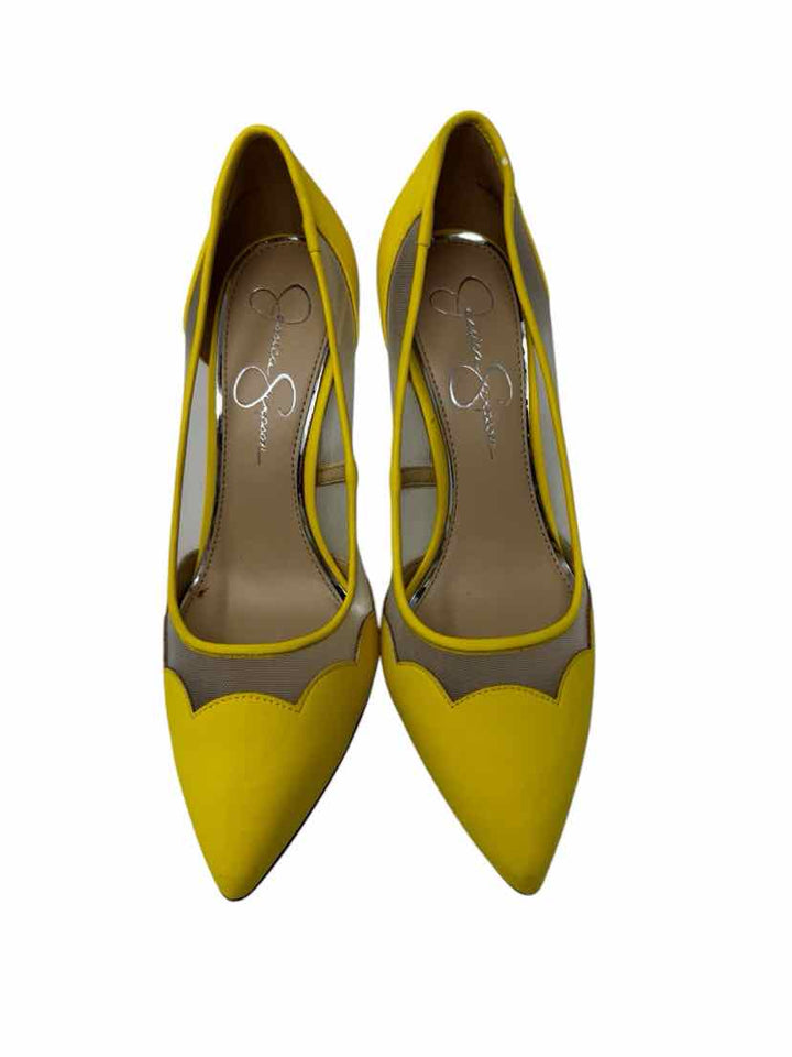 Shoe Size 8.5 Jessica Simpson Yellow Pumps