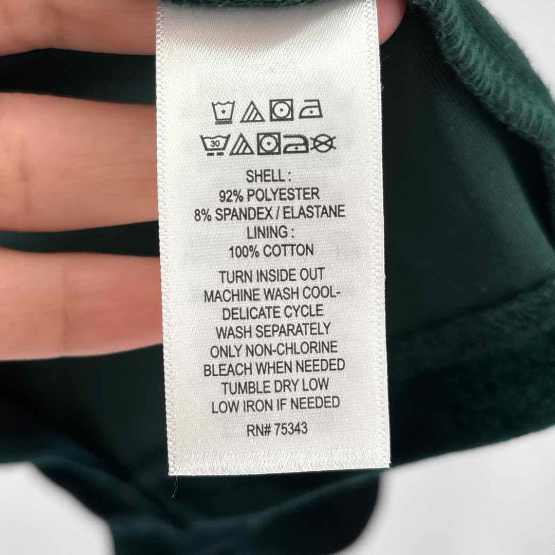 Size M TAHARI Green Velour Blazer