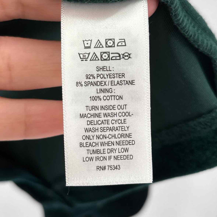 Size M TAHARI Green Velour Blazer