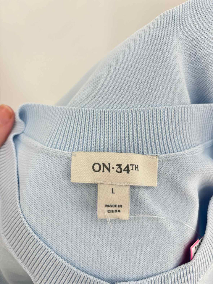 Size L ON 34TH Blue Sweater