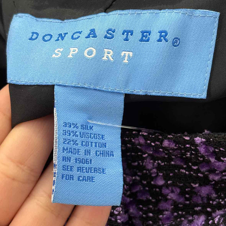 Size 12 DONCASTER Purple Jacket