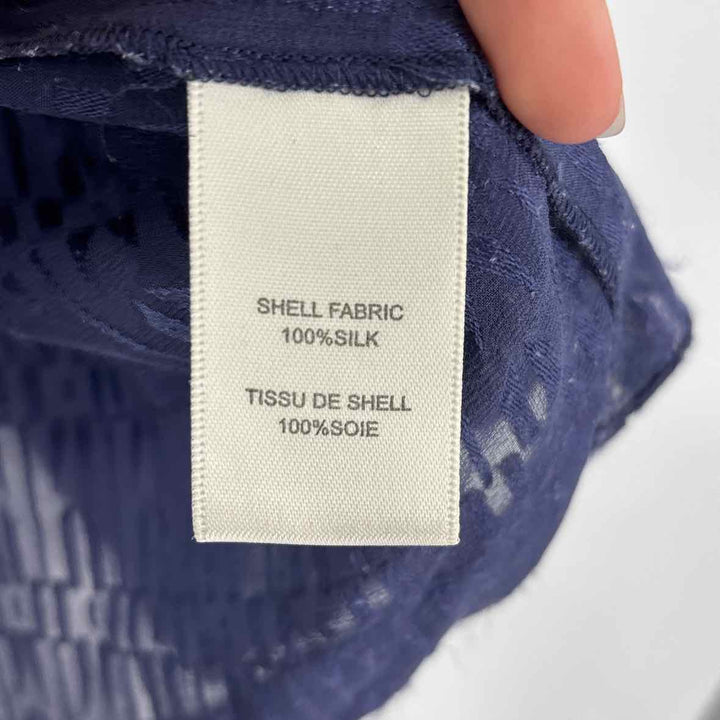 Size 2 REBECCA TAYLOR Blue Shirt
