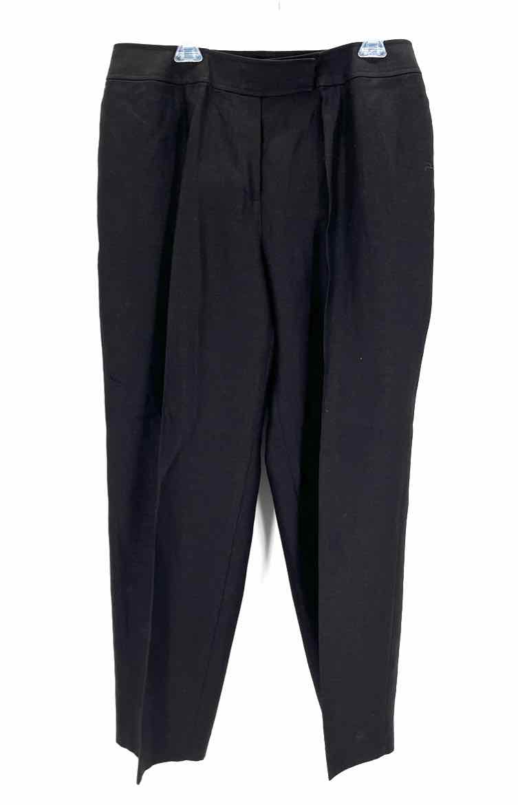 Size 18 Talbots Black Linen Pants