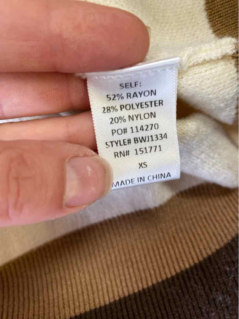 Size XS LELIS Cream Sweater