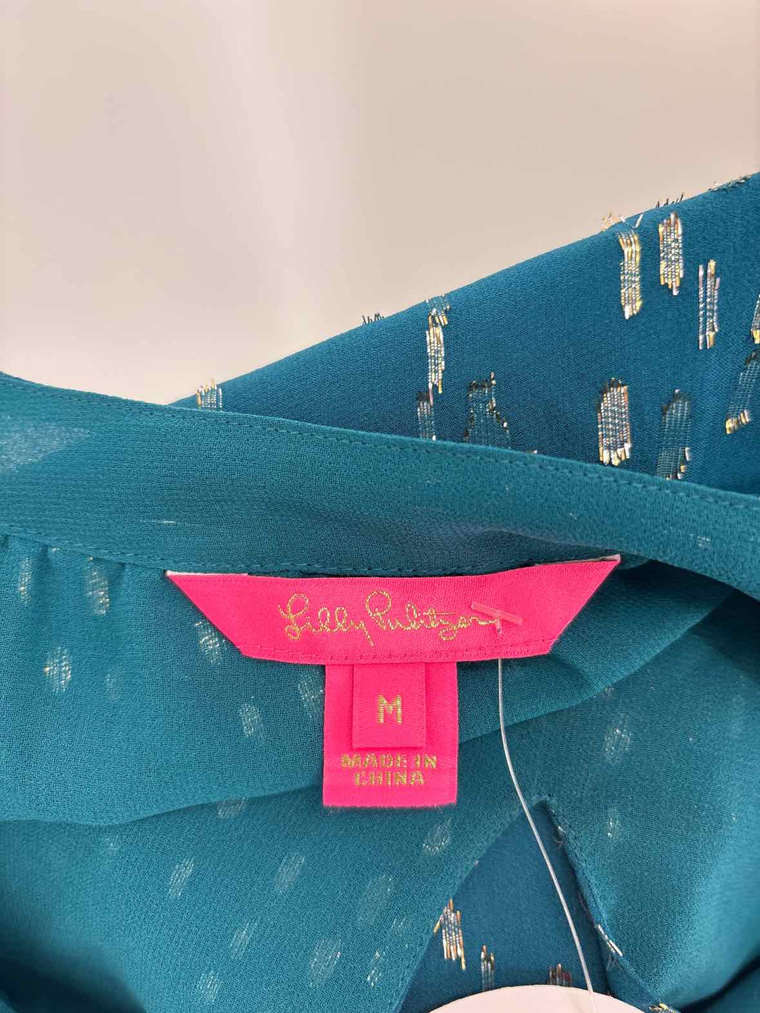 Size M Lilly Pulitzer Teal Shirt