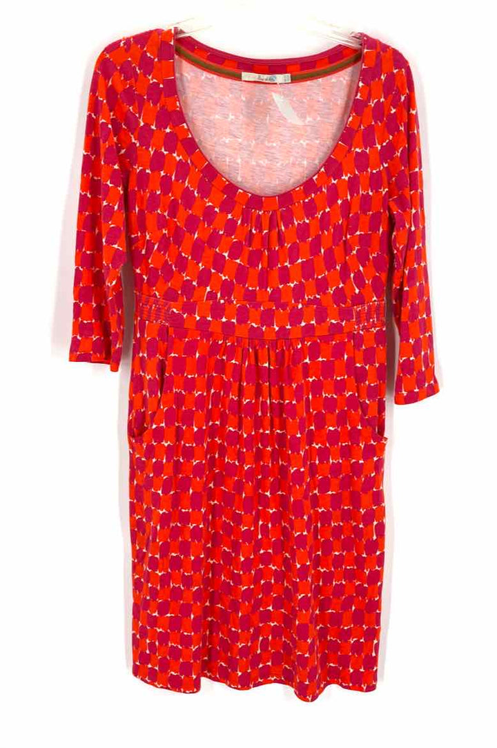 Size 6 Boden Fuschia Cotton Dress