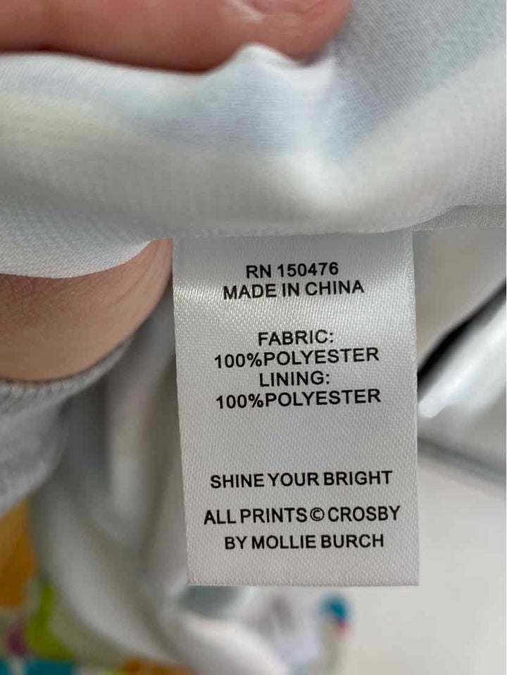 Size XL CROSBY White Print Dress