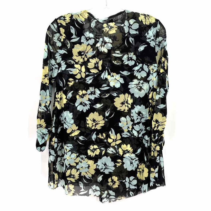 Size M ALFANI Multi-Color Mesh Shirt