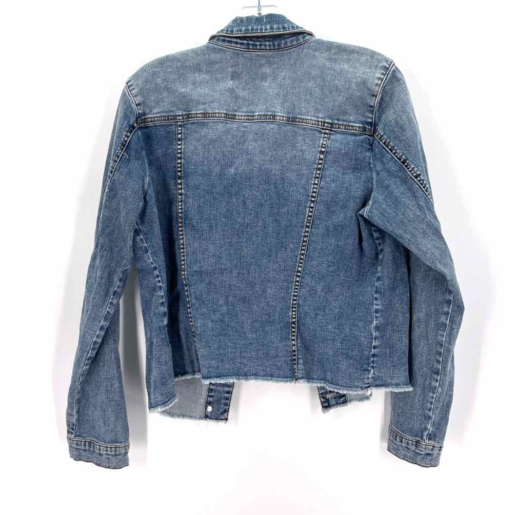 Size XL KUT Blue Denim Jacket