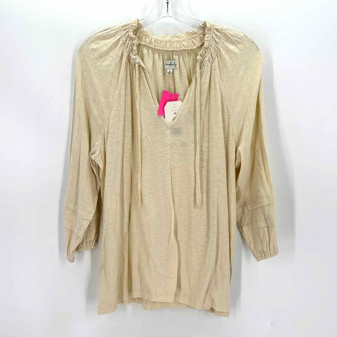 Size M WONDERLY Ivory Shirt