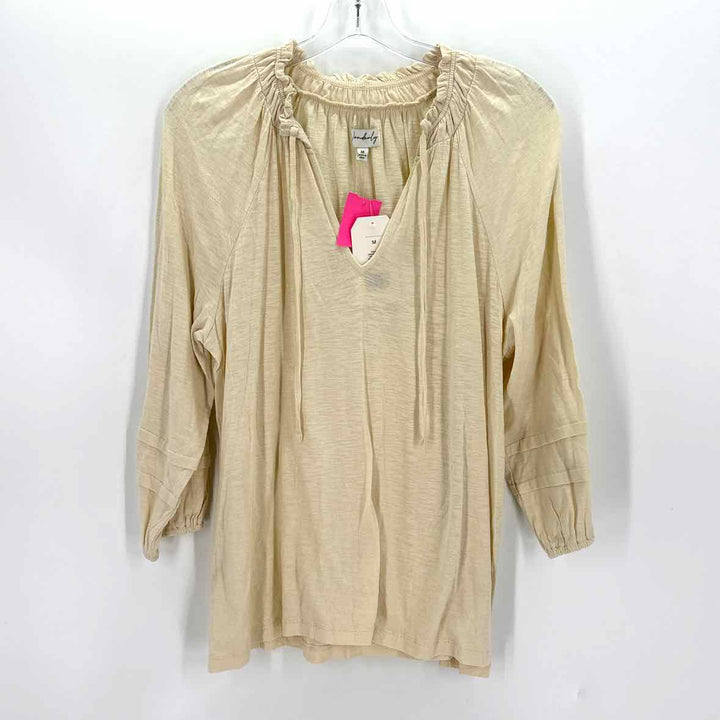 Size M WONDERLY Ivory Shirt