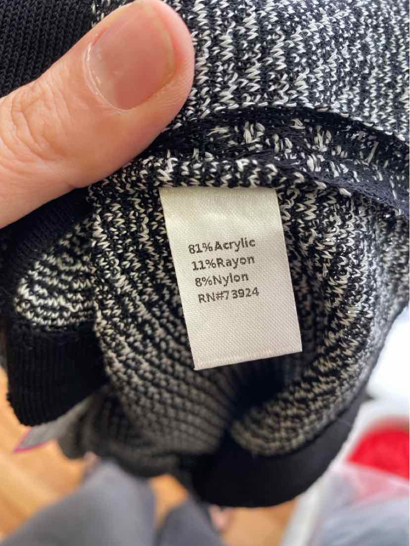 Size L MISOOK Black Print Dress