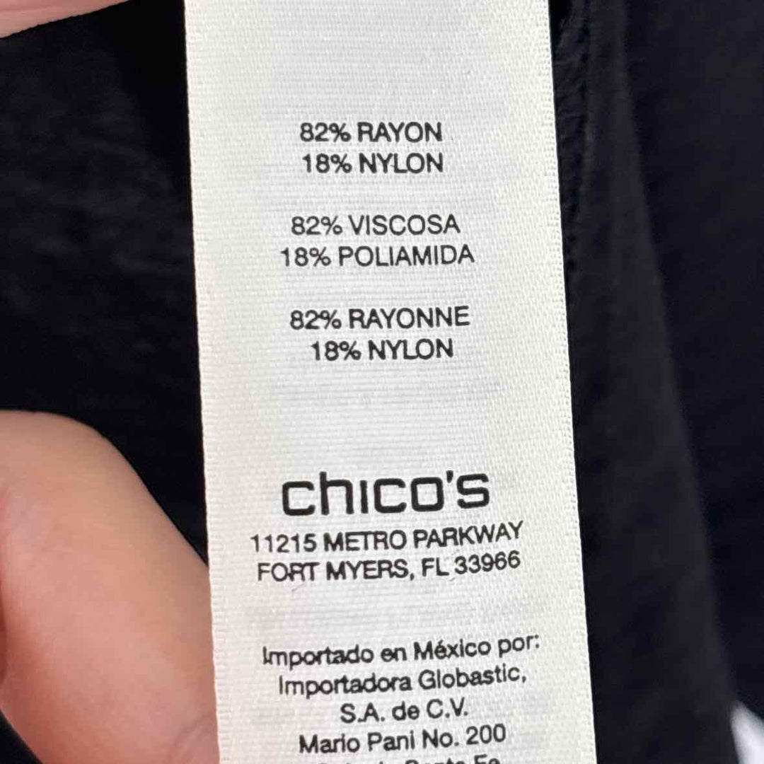 Size S Chico's Black Jacket