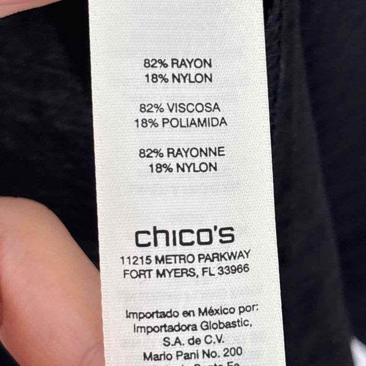 Size S Chico's Black Jacket
