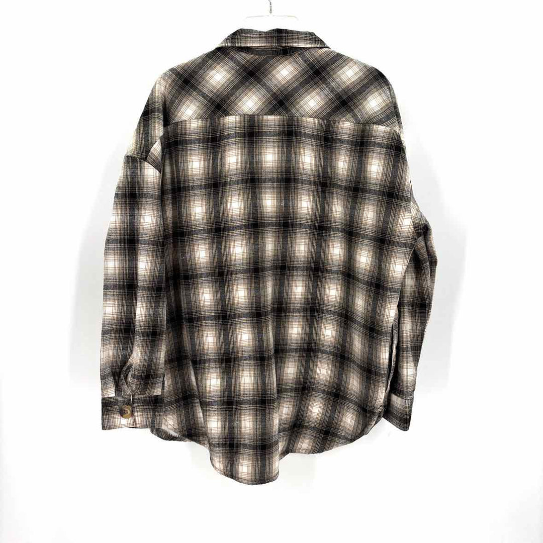 Size XL White Flannel Jacket