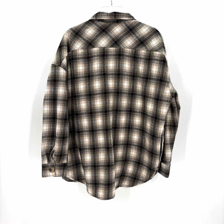 Size XL White Flannel Jacket