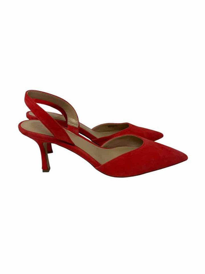 Shoe Size 9 Ann Taylor Orange Pumps