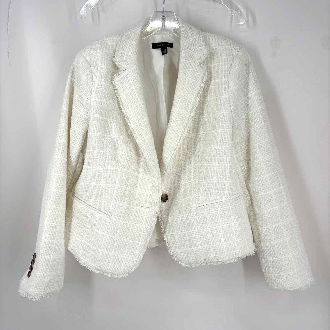 Size 10 Ann Taylor White Blazer