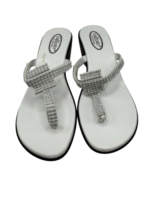 Shoe Size 9.5 White Sandals