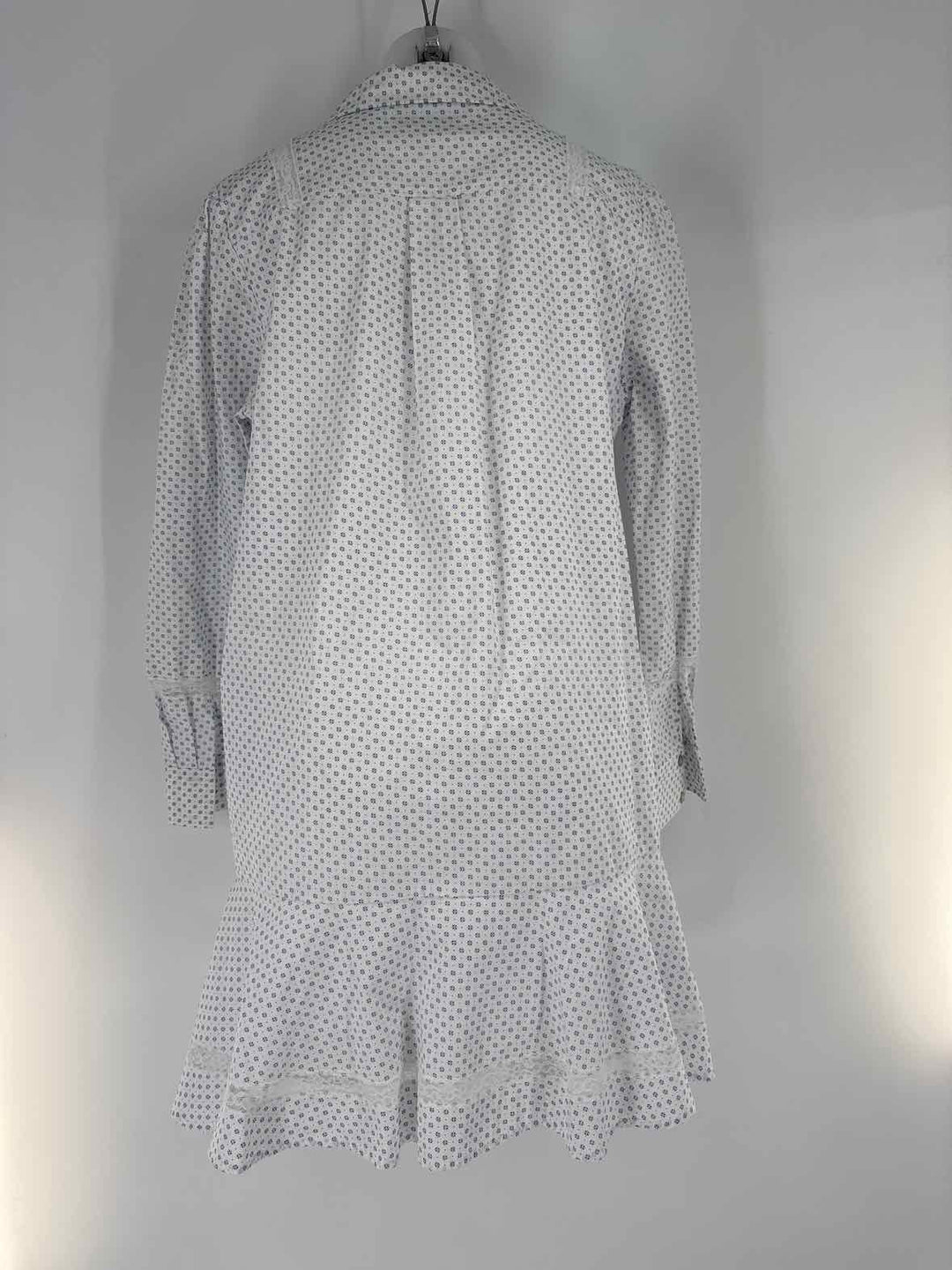 Size L TUCKERNUCK White Print Dress
