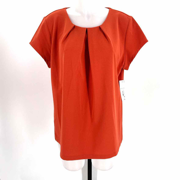 Size XL LIZ CLAIBORNE Orange Shirt