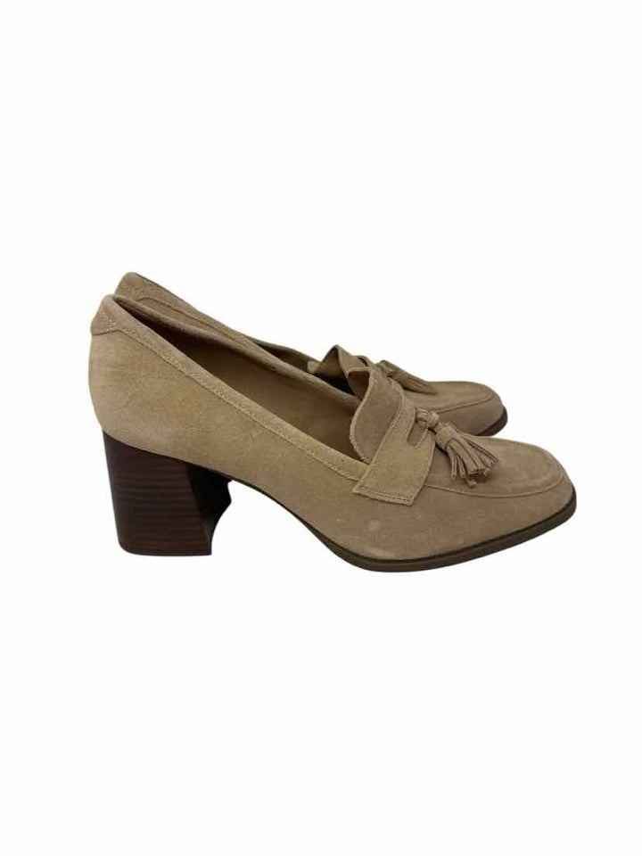 Shoe Size 9.5 Hush Puppies Tan Suede Pumps