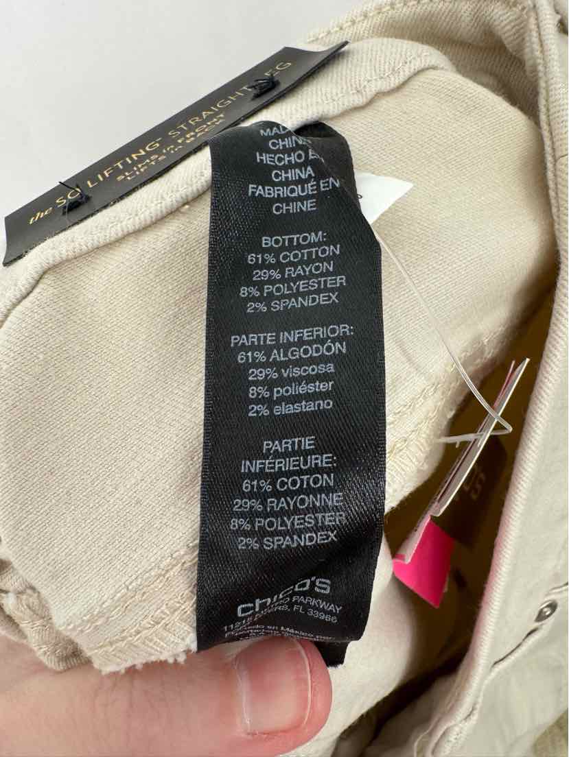 Size 10 Chico's Tan Pants