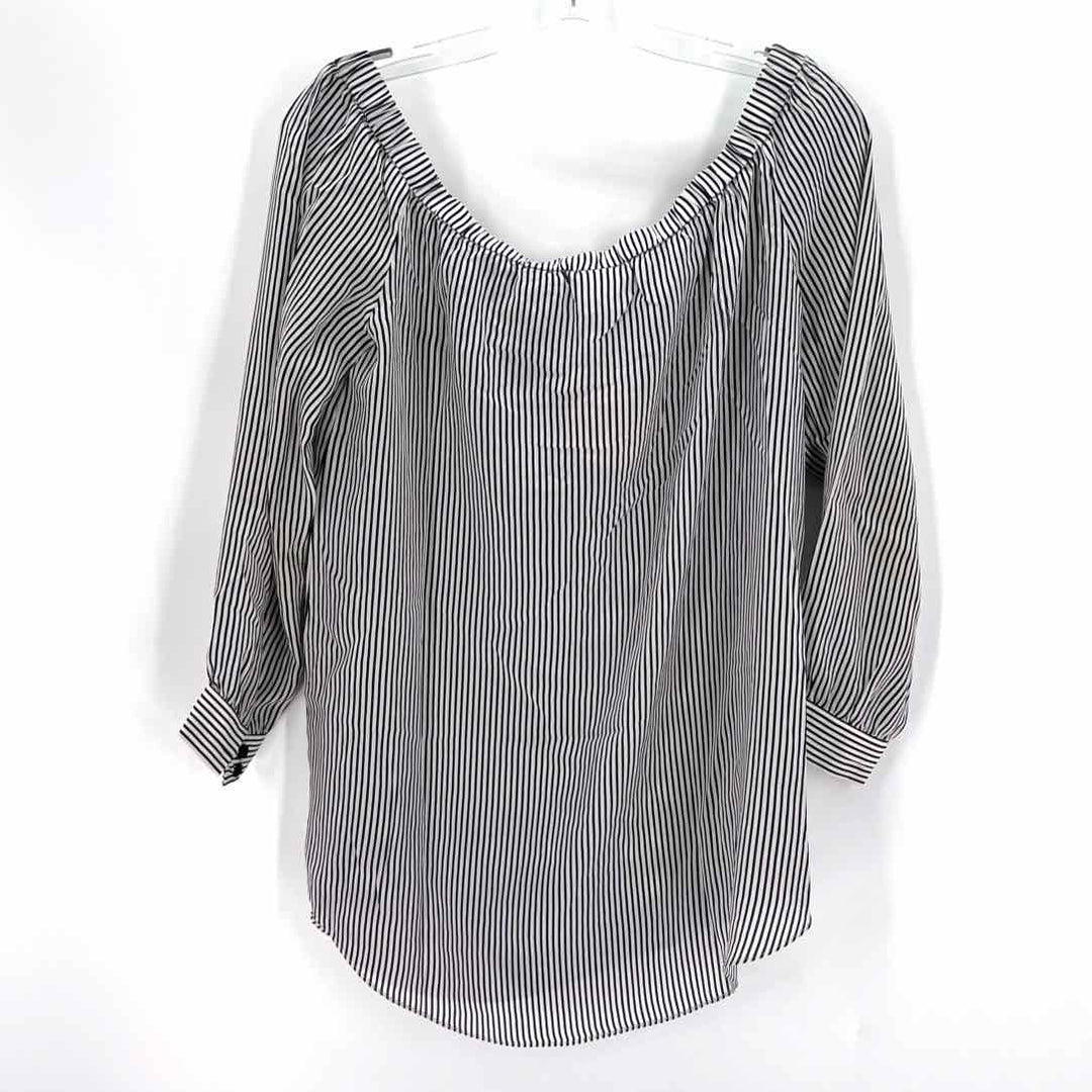 Size M CABI Black/White Shirt