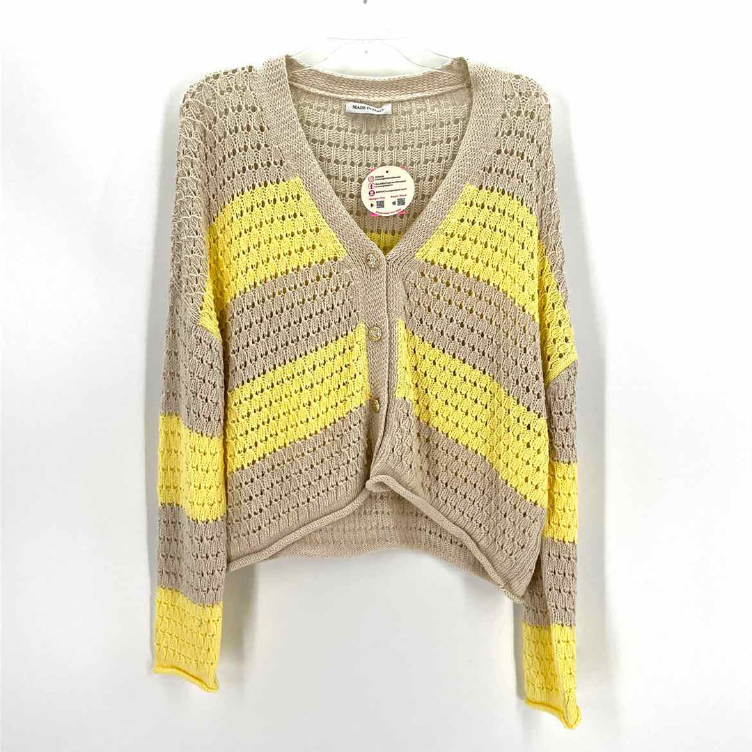 Size L Tan Knit Cardigan