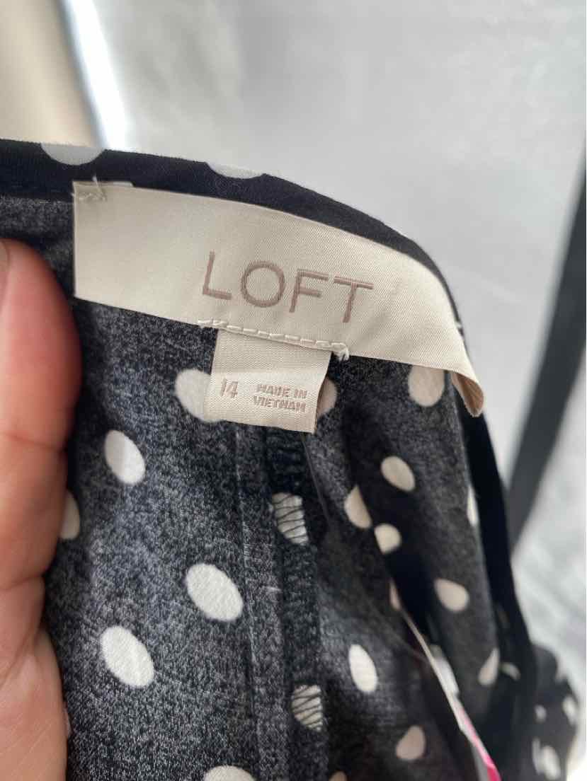 Size 14 LOFT Black Dress