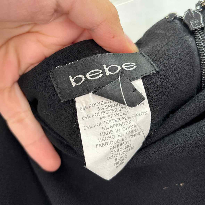 Size 4 BEBE Black Skirt