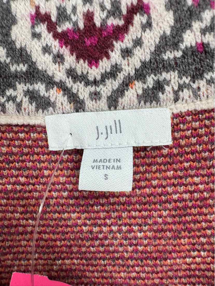 Size S J JILL Multi-Color Cardigan