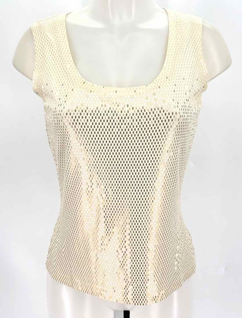 Size S ST JOHN Ivory Shirt