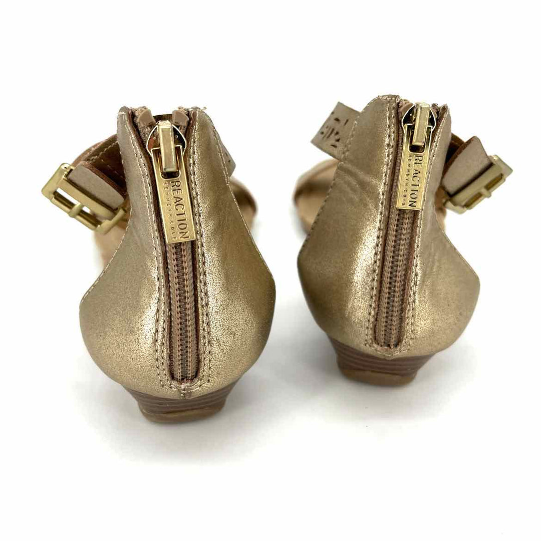 Shoe Size 7.5 Kenneth Cole Gold Sandals