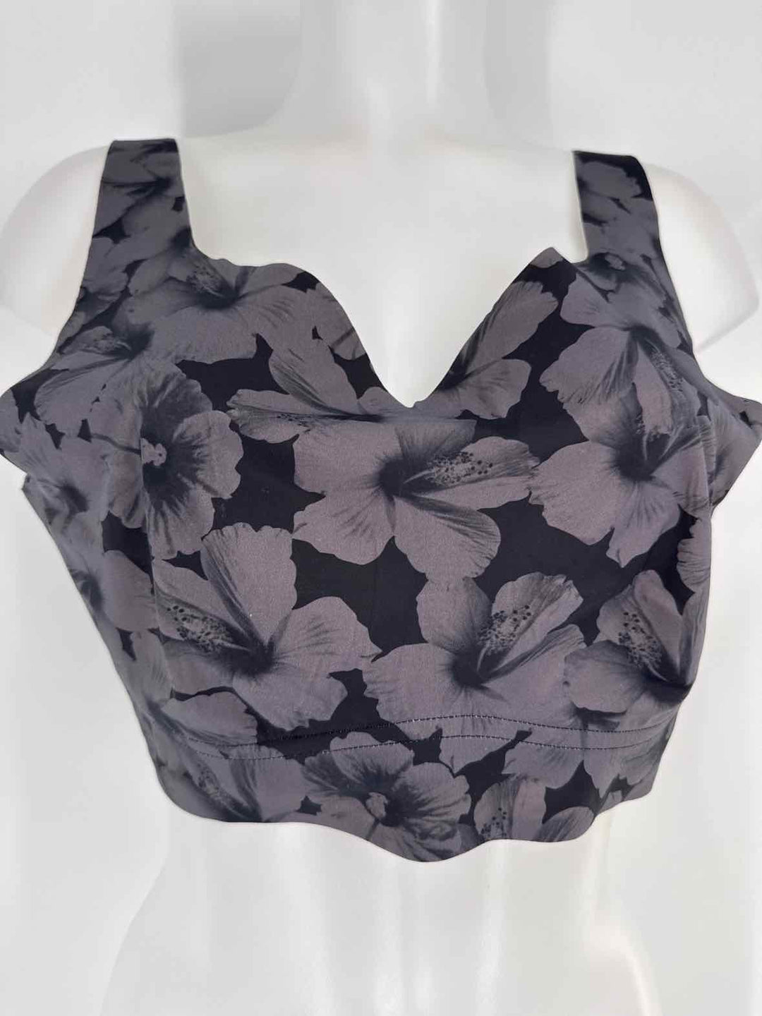 Size 3X Black Print Bra