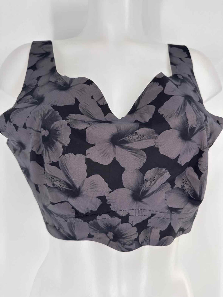 Size 3X Black Print Bra