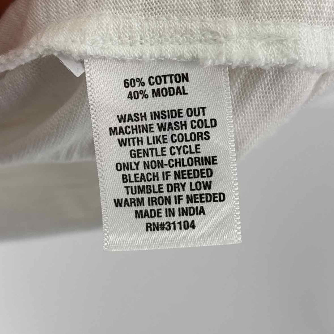 Size XL CROWN & IVY White Cotton Modal Shirt