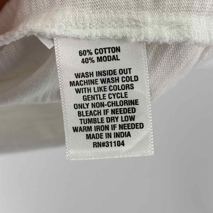 Size XL CROWN & IVY White Cotton Modal Shirt