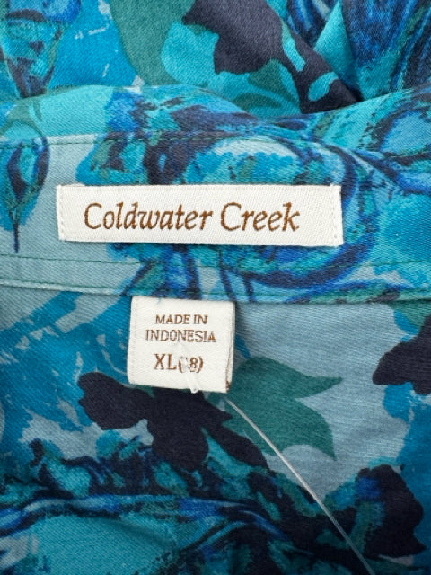 Size 18 Coldwater Creek Teal Shirt