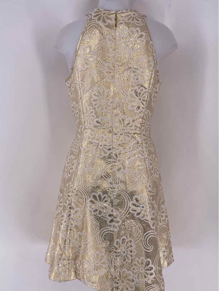 Size 10 Lilly Pulitzer Gold Dress