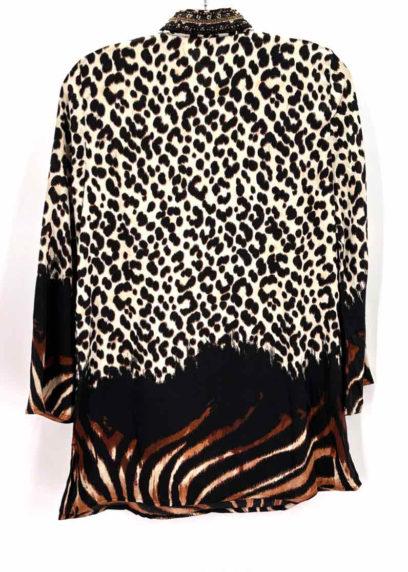 Size S Chico's Multi-Color Beaded Shirt