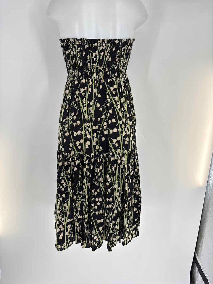 Size S Black Print Dress