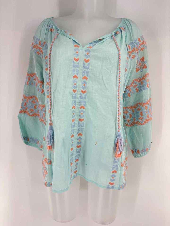 Size M Vineyard Vines Teal Shirt