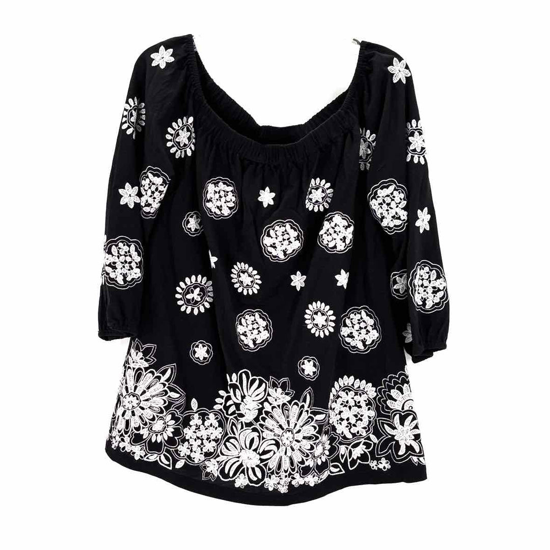 Size S INC Black Knit Dress