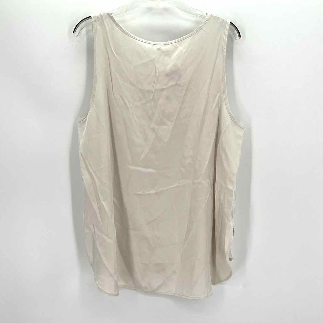 Size L Beige Sateen Shirt