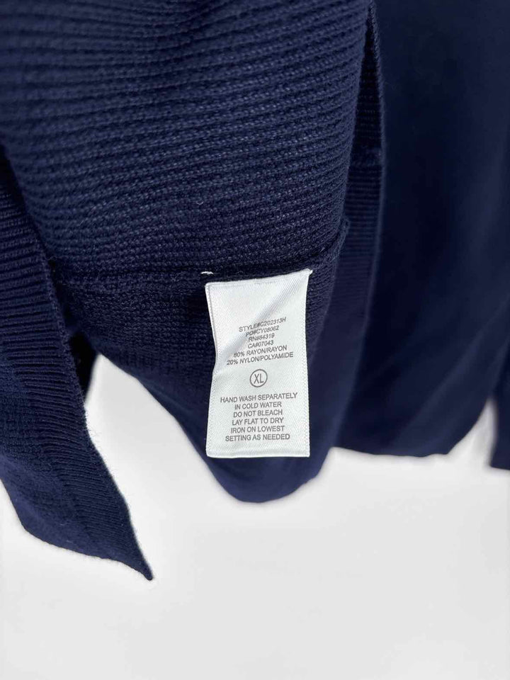 Size XL CYRUS Navy Sweater